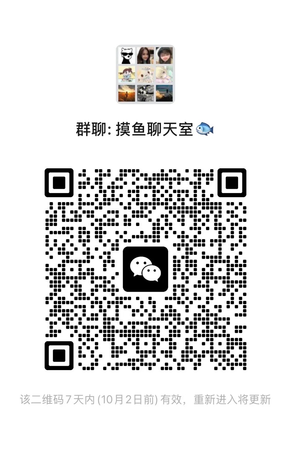 摸鱼聊天群