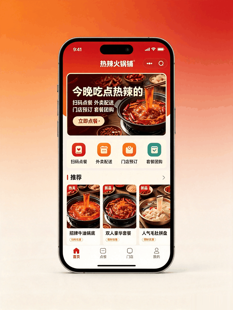 火锅行业小程序