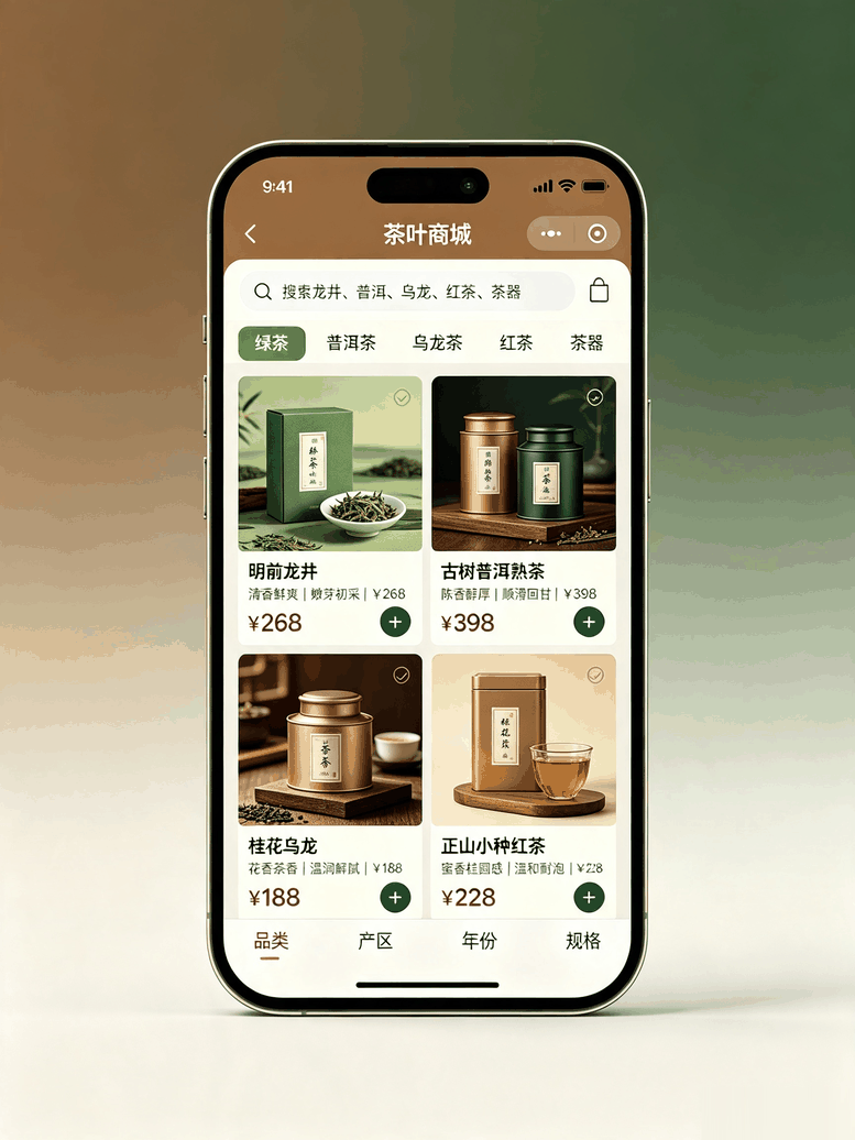 茶叶行业小程序