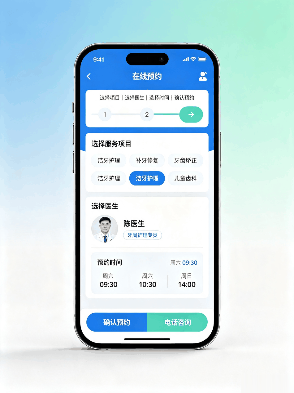 口腔牙科牙医小程序