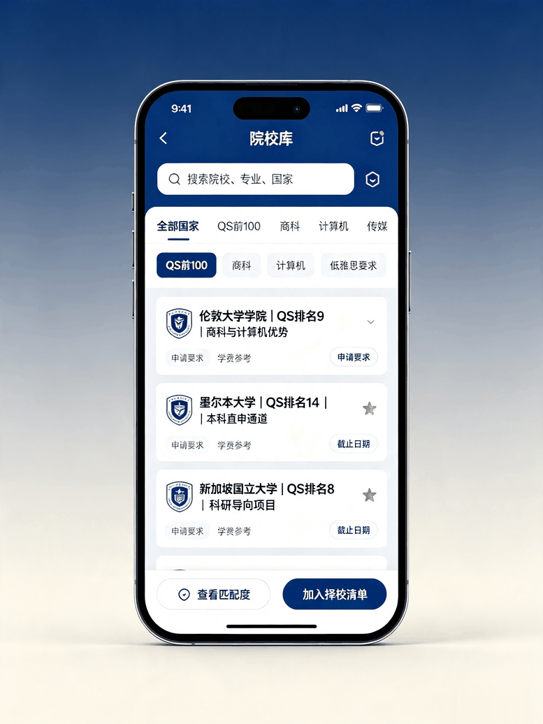 留学咨询服务小程序